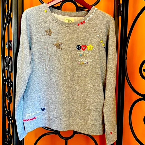 Chaser Tops - CHASER HAPPY PEACE Sweatshirt
